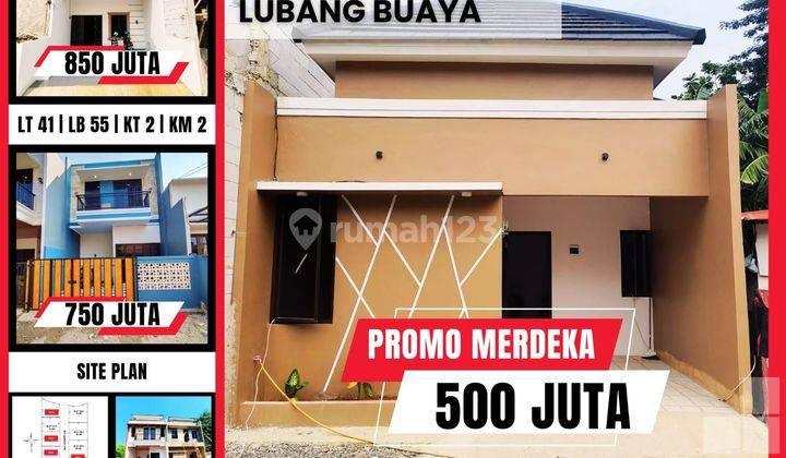 Dijual Rumah Cluster 1 Lantai Lt41m² Dkt Monumen Pancasila Lubuy 1