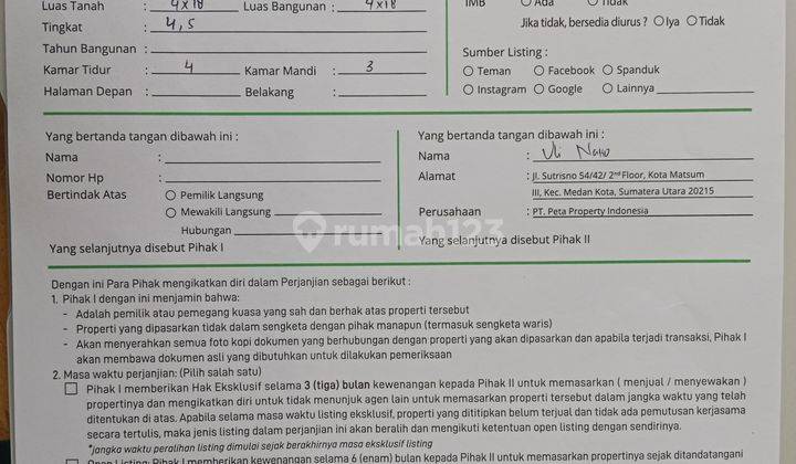 Di Jual Cepat Ruko Siap Huni Jl Kl Yos Sudarso 2