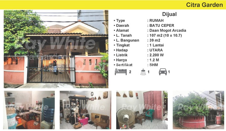 Rumah Siap Huni dan Murah Dijual di Arcadia - Batuceper (ERD) 2