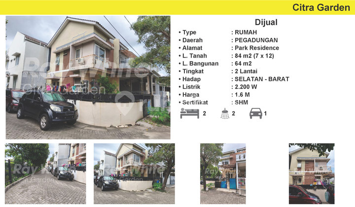 Rumah Hook Bagus Dijual cepat di Park Residence 2