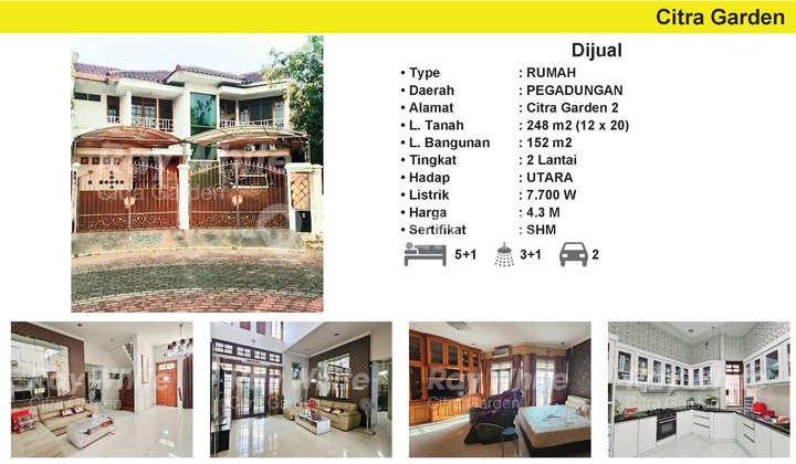 Rumah Bagus Siap Huni Dijual di Citra Garden 2 (BAM) 2