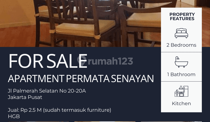 Dijual Apartement Permata Senayan Apartemen Permata Senayan 1