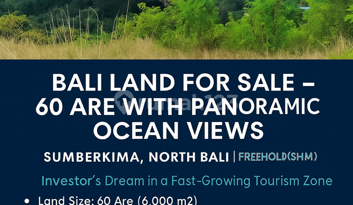 Land For Sale In Bulelengwith Ocean-viewbuleleng, Ocean Views
