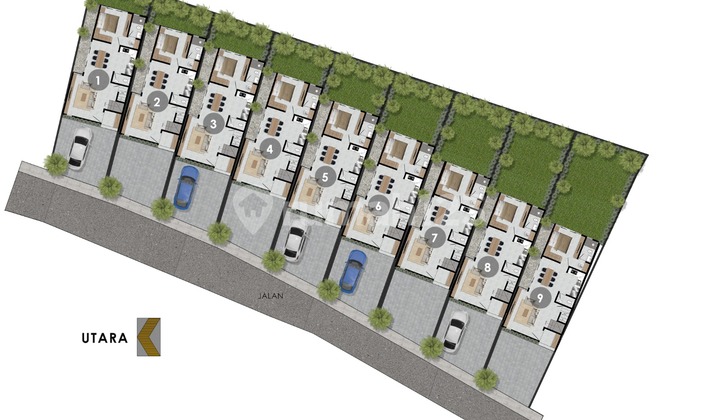 Rumah Bergaya Modern Berlokasi Di Dalung 