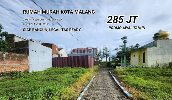 Land and House for Sale Cheap Only 285 Million; Malang City Area