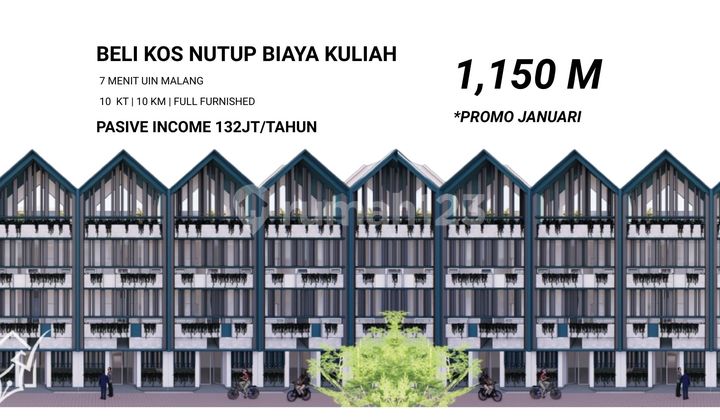 Beli Kost di Malang Dapat Mobil; Kost Cocok Invest
