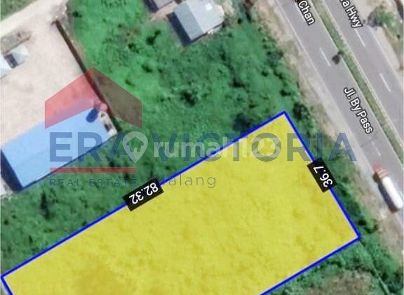 Dijual Tanah Koto Tangah Padang, Pinggir Jalan Bypass. Area Pusat Kota Baru - Kota Padang. Daerah Hijau Bebas Tsunami, View Cantik Pegunungan, Dekat Bandara Minang Int