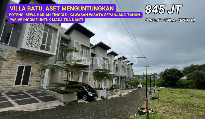 Villa di Jual Harga Terjangkau 3 Menit Wisata Bns