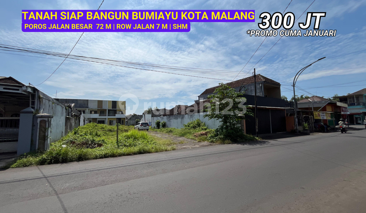 Tanah Siap Bangun Kota Malang Lokasi Poros Jalan Tanah Siap Bangun Kota Malang Lokasi Poros Jalan