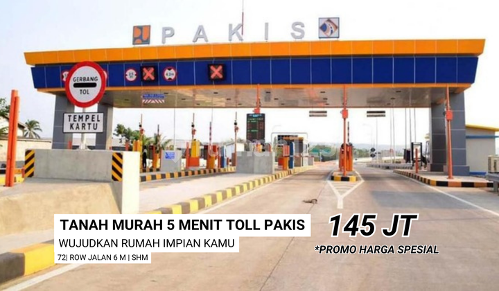 Pakis Area Land Near Toll and Airport High Potential Pakis Area Land Near Toll and Airport High Potential