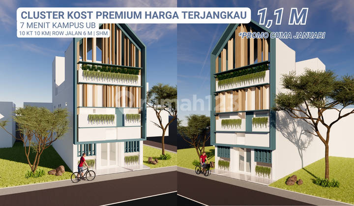 Kost Eksklusif Merjosari Dekat Kampus, Jauh Dari Berisik.