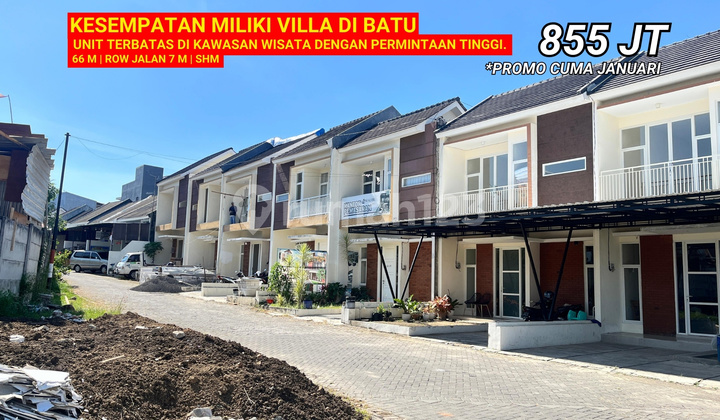 Villa Ready untuk Disewakan Area Dekat Wisata Kota Batu