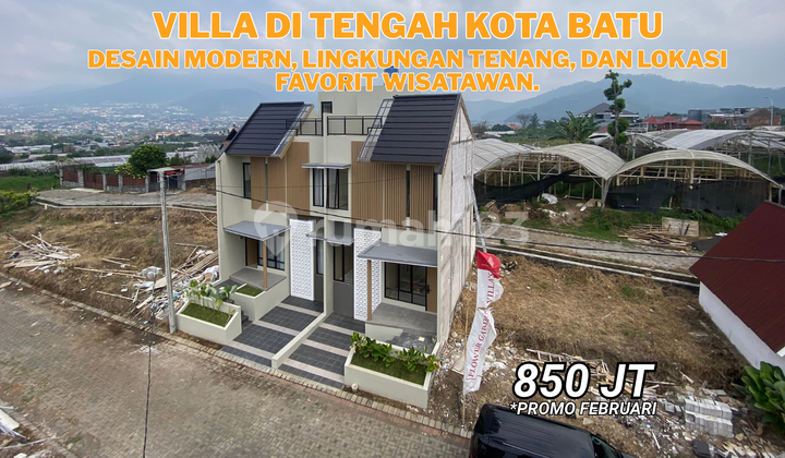 Villa for Sale in Batu City 5 Minutes to Selecta and Batu Tourist Area