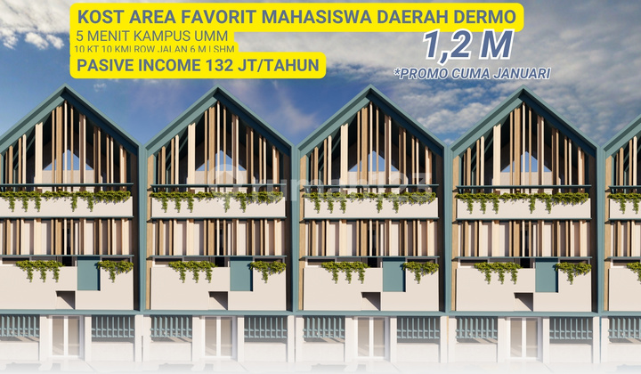 Di Jual Rumah Kost Daerah Dermo Dekat Kampus Umm dan Uin 3