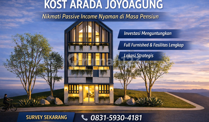 Kost Merjosari 8 Menit Kampus Ub Garansi Passive Income 132 Jt/Th