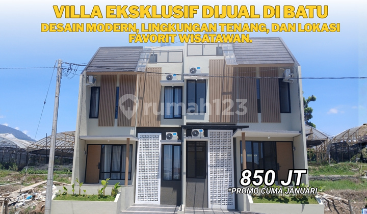 Exclusive Villa For Sale in Batu City, Only 5 Minutes to Baloga