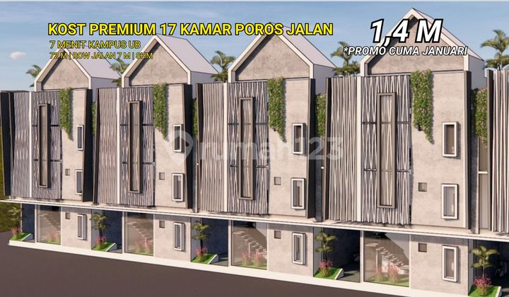 Kost Ekslusifk 17 Kamar Poros Jalan Merjosari Kota Malang