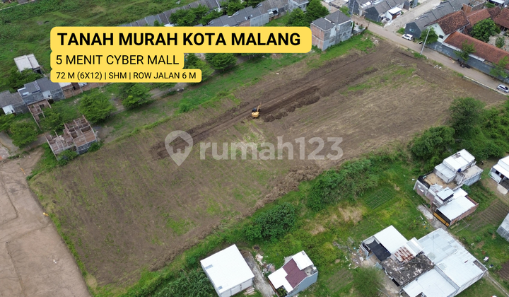 Tanah di Jual Murah Malang 5 Menit Dari Cyber Mall