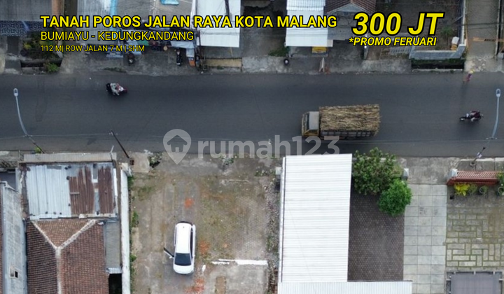 Di Jual Tanah Poros Jalan Bumiayu Kota Malang