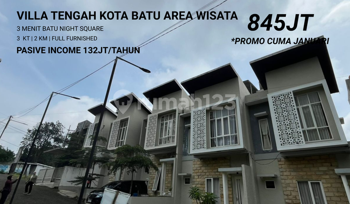 Di Jual Villa Kota Batu 3 Menit Bns Batu Night Square