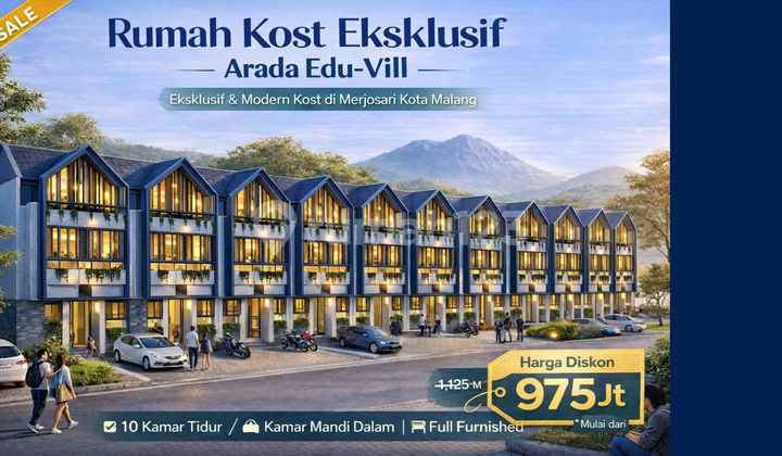 Rumah Kost Merjosari Kota Malang Dekat Ub, Uin, Umm 1