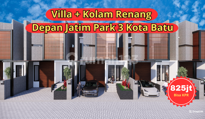Rumah Villa Bonus Kolam Renang  Depan Jatim Park 3 Kota Batu 1