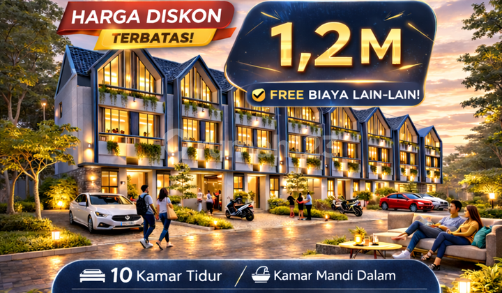 Kost Baru 10 Kamar Full Furnish Merjosari Kota Malang