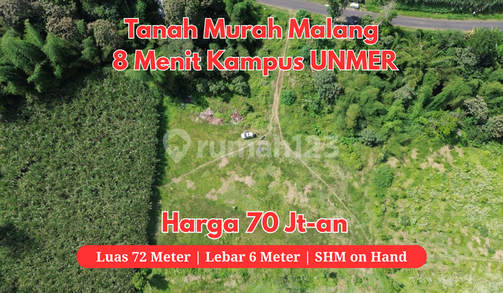 Tanah Murah Poros Jalan Jedong Wagir Mepet Kota Malang