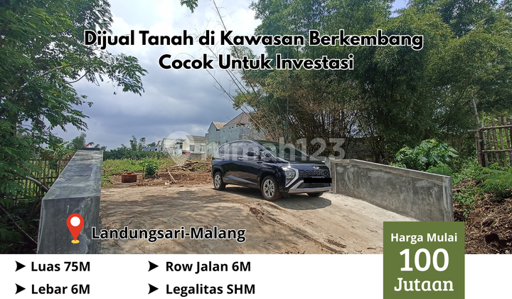 Tanah Residensial Dau Malang, Cocok untuk Investasi