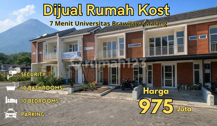 Rumah Kost Baru 10 Kamar Tidur, 7 Menit Kampus Ub Kota Malang Rumah Kost Baru 10 Kamar Tidur, 7 Menit Kampus Ub Kota Malang