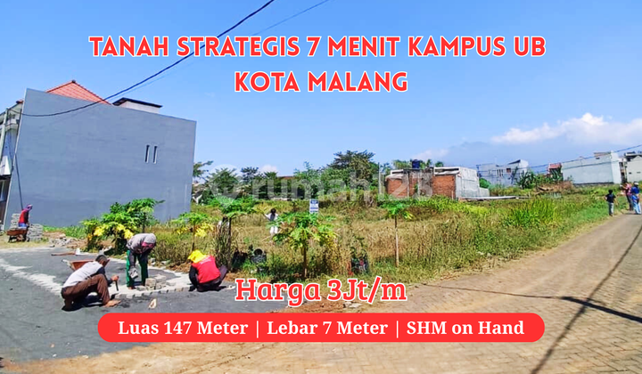 Strategic Land Ready to Build in Merjosari, Malang City Strategic Land Ready to Build in Merjosari, Malang City
