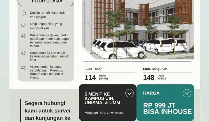 Taanah Dekat Kampus Uin Merjosari Kota Malang Cocok Bangun Kost 1