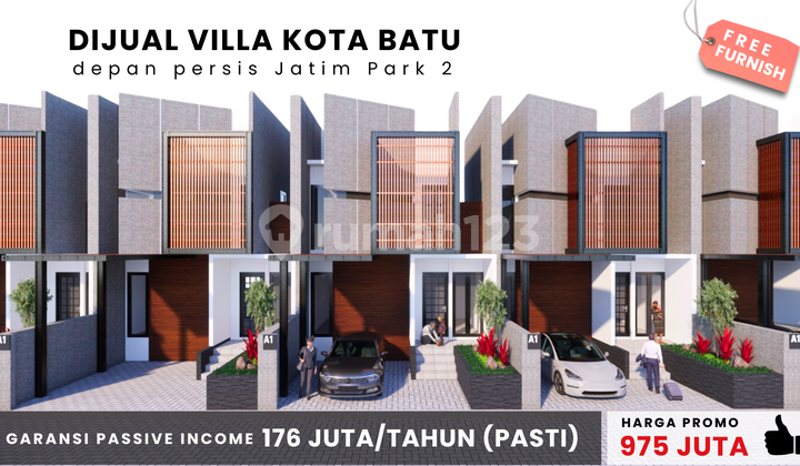 Villa Di Jual Kota Batu Depan Persis Jatim Park 2