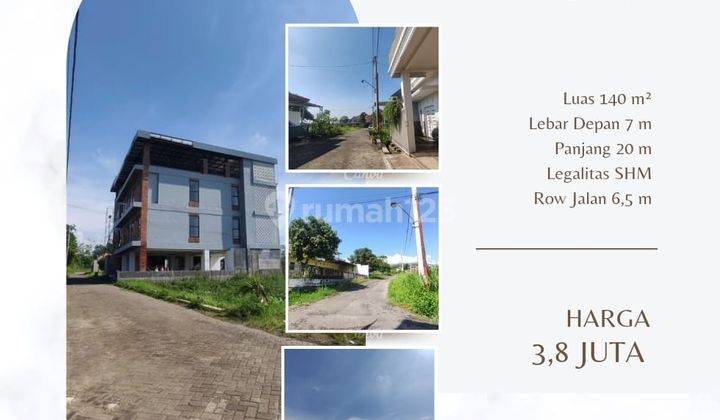 Tanah di Jl. Joyoagung, Merjosari Kota Malang, Malang SHM 140 m² 1