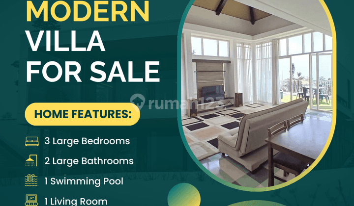 Villa Batu Dijual Murah Full Furnish Area Hotel Amarta Hills