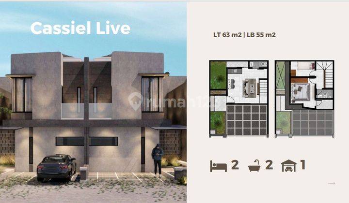 Rumah Baru 2 Lantai Type Cassiel Live, Modern Minimalis di Angel Residence Kalideres 2