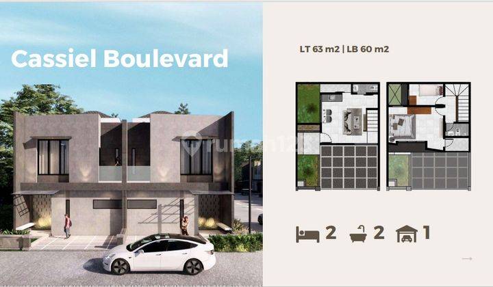 Rumah Baru 2 Lantai Type Cassiel Boulevard, Modern Minimalis, Di Angel Residence Kalideres 2