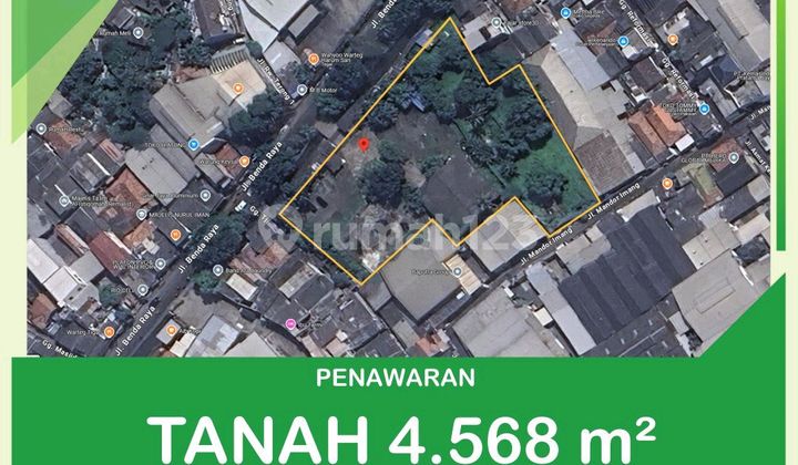 Dijual Tanah di Jl Benda Raya Kel Kamal Kec Kalideres Jakarta Barat