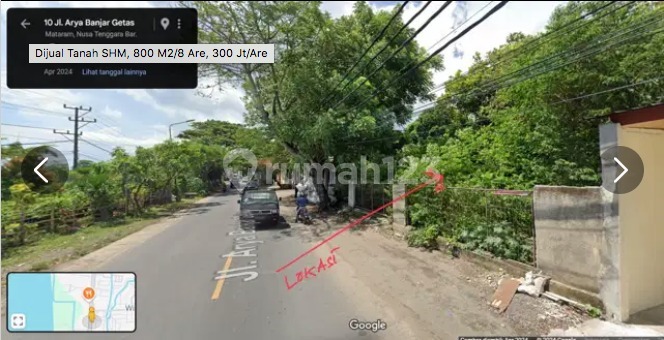 Jual Tanah di nol jalan raya Taman Sari,Ampenan, Lombok Barat  1