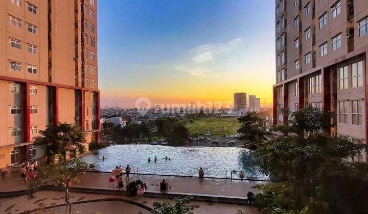 Jual Apartemen Gunawangsa Merr interior mewah lantai parkit 1