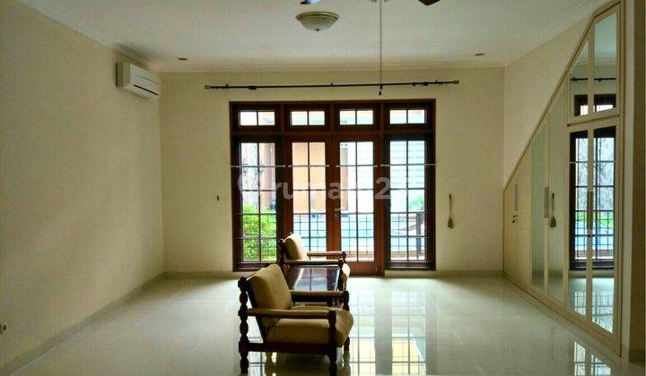 For Rent Rumah Mewah Ada Pool Di Simprug Golf Daerah Strategis, Nego 2