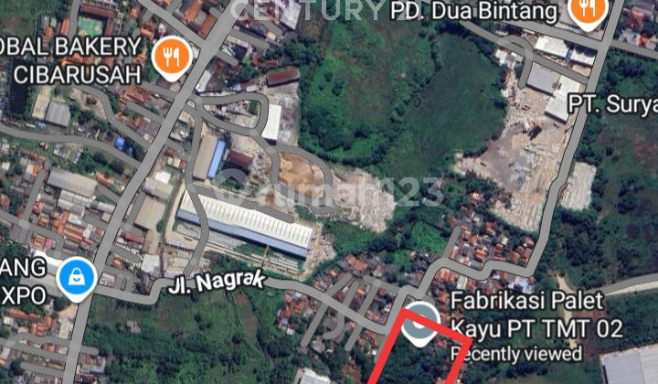 Tanah Komersil Dekat Akses Delta Silikon 8 Butuh Uang