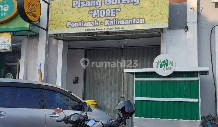 Ruko Hadap Jalan Raya Di Pasar Modern Paramount, Gading Serpong 1