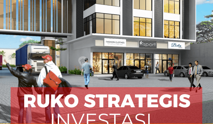 Di Jual Ruko Strategis 3 Lantai Dekat Bandara 1