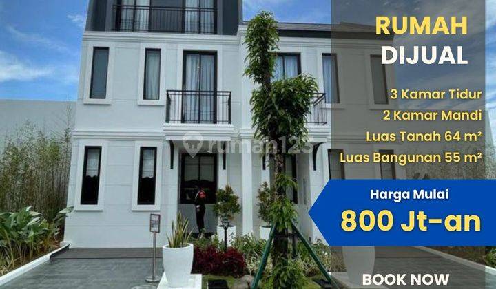 Dijual Rumah Fasilitas Umum Lengkap Hanya 800 Jt An di Summarecon 1