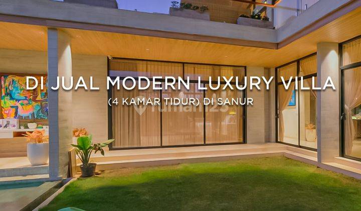 Villa Modern Luxury 4 Bedroom Dijual, Area Sanur 1