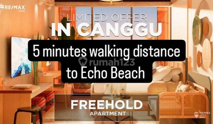 1 Bedroom Apartment Near Beach For Sale, Canggu Area 2