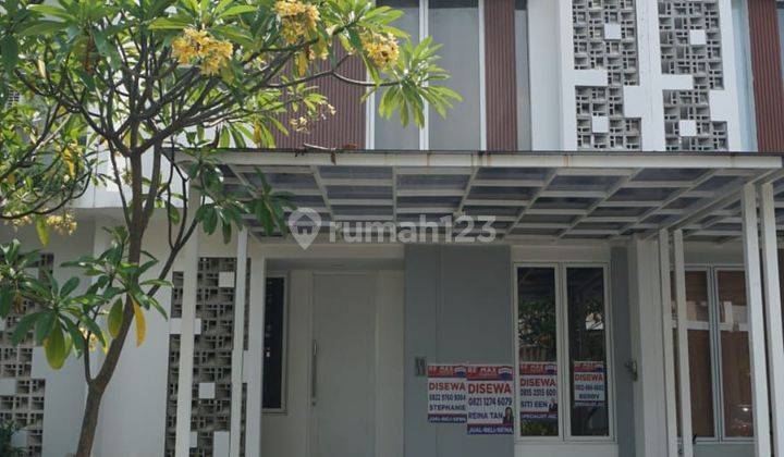 Rumah Disewakan Jakarta Garden City Cluster Yarra 2 Lantai Bagus Siap Huni  1