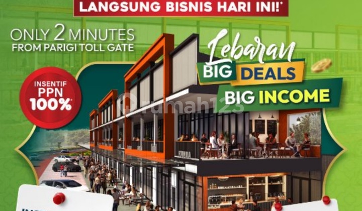 Ruko Vazza Avenue Graha Raya Bintaro Near Toll Gate Entrance