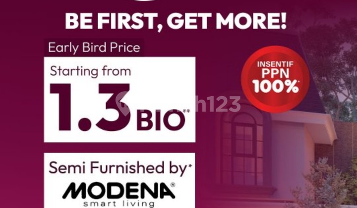 Tipe Lexy Kiwi Residence Graha Raya Bintaro Rumah Dekat Pintu Tol